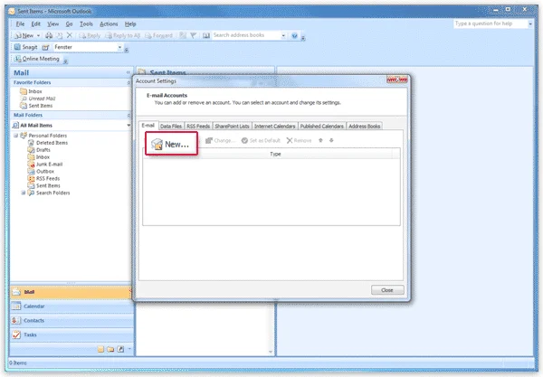 Outlook Mail Setup