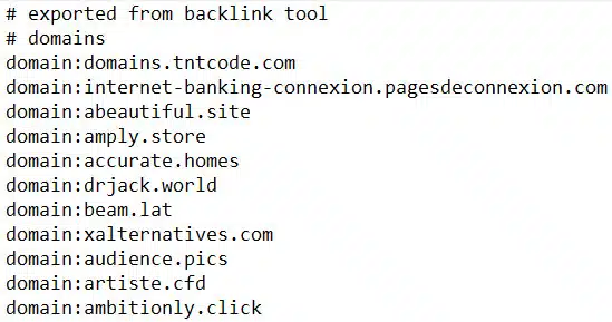 disavow links